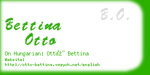 bettina otto business card